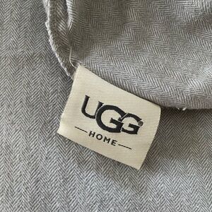 UGG Home Gray Herringbone Duvet Cover